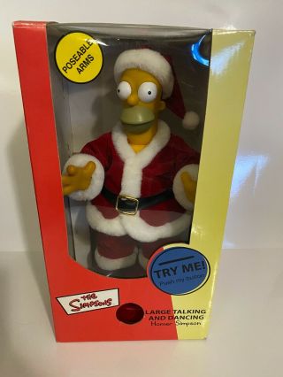 Gemmy 2002 Large Talking And Dancing Homer Simpson