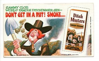 1969 Wacky Packages Wacky Ad Series 22 Of 36 Ditch Masters Short Perforation
