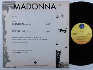 Madonna Borderline Sire 12 " Vg,  Promo
