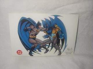 Dc Comics Vintage Batman Vs Batman Knights End Postcard Promo Previews 1994
