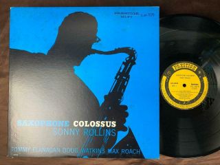 Sonny Rollins Saxophone Colossus Prestige Smj 6501 Mono Japan Vinyl Lp