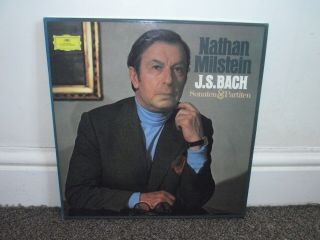 Dgg 2709 047 Bach Sonatas & Partitas / Nathan Milstein Stereo 3 - Lp Box Set