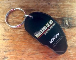 The Walking Dead Survival Instinct Ear Double Sided Keychain Activision 2