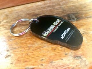 The Walking Dead Survival Instinct Ear Double Sided Keychain Activision 3