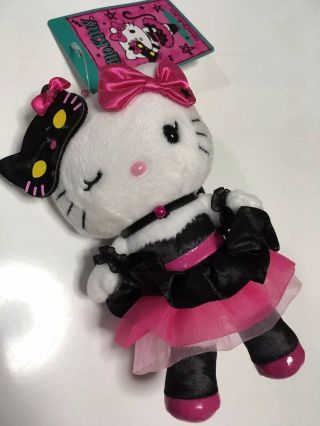 Hello Kitty Cats Plush Mascot Usj Halloween Dress Pink Sanrio Japan Limited Rare