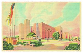 Texas Centennial Expo Dallas Tx Varied Industries 1930s Linen Postcard E9