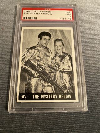 1966 Topps Lost In Space “the Mystery Below” 9 Psa 7