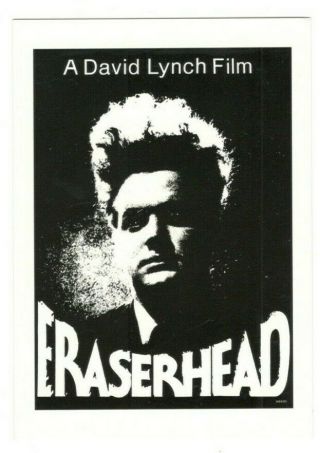 Eraserhead Movie Poster David Lynch Vintage 4x6 Postcard Af178