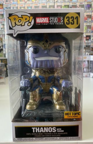 Funko Pop Thanos With Throne Hot Topic Exclusive