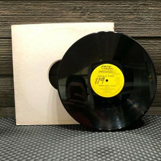 Rare Gigolo Tony ‎– Smurf Rock 1986 Hip Hop 12” Vinyl 80s Hip Hop Bass Music