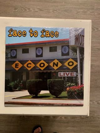 Face To Face " Econo Live " 10 " Never Opened Still In Shrink Wrap.