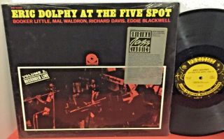 Eric Dolphy At The Five Spot V2 1986 Prestige Ojc In Shrink W Hype Ex,  Vinyl