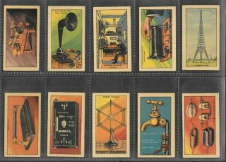 D.  C.  Thomson 1930 (communication) Full 20 Card Set  Wireless Telephone