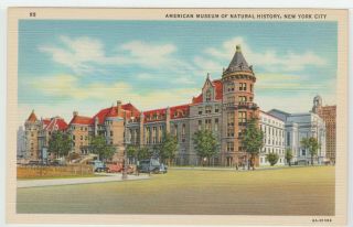 York City,  Ny Postcard American Museum Of Natural History Vintage Building