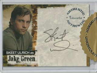 Inkworks Jericho Season 1 Autograph Skeet Ulrich As Jake Green A1