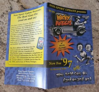 30 Years Of Wacky Packages Collectible Non - Sport Update Book Topps Sticker Guide