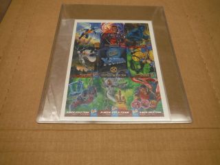 X - Men Premiere Edition 1994 Fleer Ultra Card Sheet Wolverine Hulk Magneto Storm