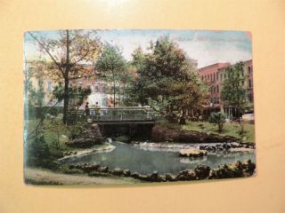 Bridge On Public Square Cleveland Ohio Vintage Postcard