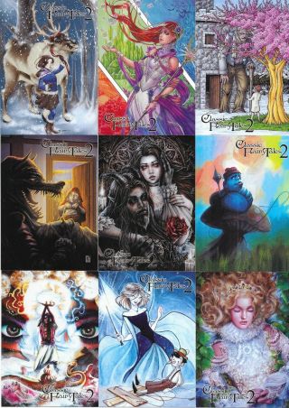 Perna Studios Classic Fairy Tales 2 Mini Master Card Set 20 Base,  4 Frosted