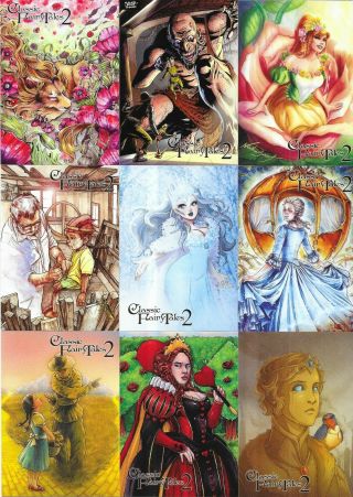 Perna Studios Classic Fairy Tales 2 Mini Master Card Set 20 Base,  4 Frosted 2