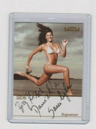 Daniella Sarahyba 2006 Sports Illustrated Autograph Trading Card.  Swimsuit.  Si