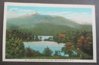 Usa - Vintage 1932 Postcard Of Mount Chocorua,  White Mountains,  N H