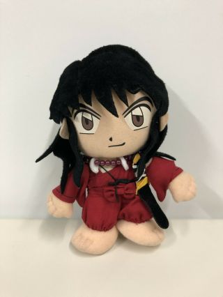 Inuyasha Great Eastern Plush Doll 9” W/ Suction Cup Strap Rare 2000