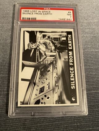 1966 Topps Lost In Space 8 “silence From Earth” Psa 7