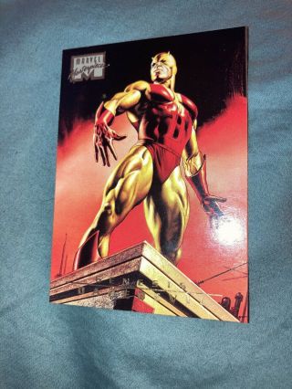 1996 Marvel Masterpieces Daredevil Card 94 Art By Boris Vallejo Nm