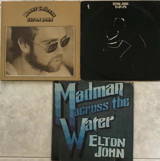 Elton John - 11 - 17 - 70 / Madman Across The Water / Honky Chateau - First Press