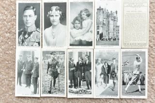 Cigarette Cards Wills: 1937 Our King & Queen (full Set).