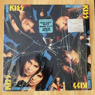 Kiss - Crazy Nights - Vinyl Record Lp (1987 Polygram Records 832 - 626 - 1) Vg,