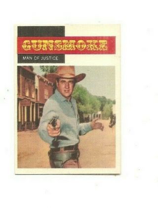 1958 Topps Tv Westerns Gunsmoke Matt Dillon 4