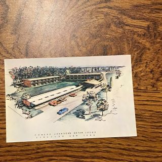 Vintage Postcard Howard Johnson’s Motor Lodge Syracuse York