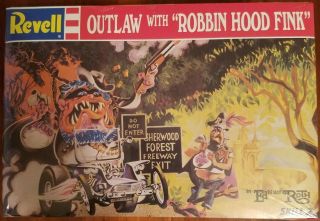 Ed " Big Daddy " Roth Outlaw With " Robbin Hood Fink " Factory Model Kit