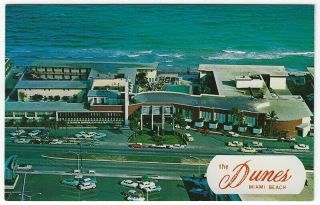 Miami Beach,  Florida,  Vintage Postcard View Of The Dunes