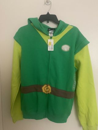 Legend Of Zelda Jacket Hoodie Sweatshirt Nwt Mens M Nintendo Nes Windwaker
