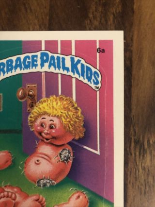 First Series Garbage Pail Kids ART APART 6a 1985 OS1 Glossy (4) 3