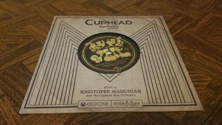 Cuphead Video Game Promotional 7 " Vinyl Record Game Stop Not Moonshake