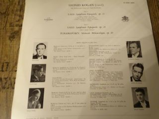 Leonid Kogan Lalo Symphonie Espagnole Columbia Dutch Stereo LP 2