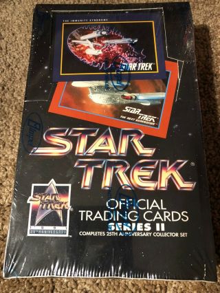 1991 Impel Star Trek Trading Cards Series 2 Wax Box