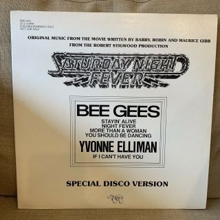 Rare Bee Gees Saturday Night Fever Disco Version Promo Lp Staying Alive 6:55