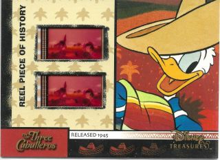 The Three Caballeros Disney Treasures - Series 3 - Reel Piece Of History Card Ph 28