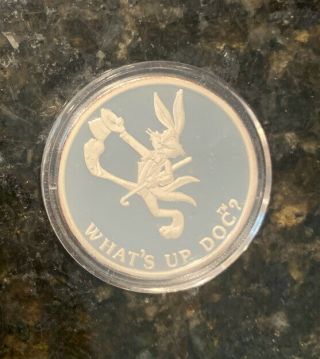 Bugs Bunny 50th Birthday 1 Oz Fine 999 Silver Rare Limited Proof Edition 26778