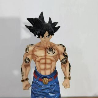 Dragonball Dragon Ball Tattoo Son Goku Gokou Resin Model Pvc Statue Figurine Toy