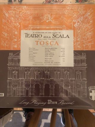 Maria Callas - Teatro Alla Scala: Tosca (1953) Columbia ‎–33cx 1095 2xlp Vg,  /vg,