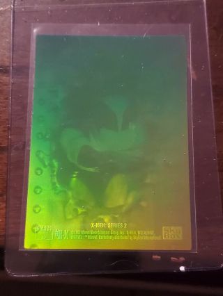 1993 X - Men Series 2 Skybox H - X Wolverine Hologram 3d Card