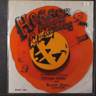 Various: Horror Rock Classics 12 (pumpkin Shaped 10 ",  Orange Vinyl,  Printed Pv