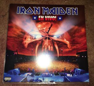 Iron Maiden En Vivo 200g 2lp Picture Disc Rare Nm