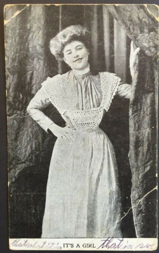 Vintage Postcard 1908 It 